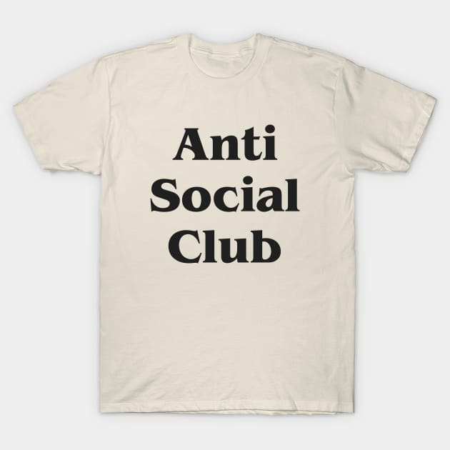 Anti Social Club T-Shirt by ormadraws